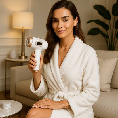 GlowSev – Appareil d’Épilation Laser Premium Compact | Épilation Permanente Technologie 2025