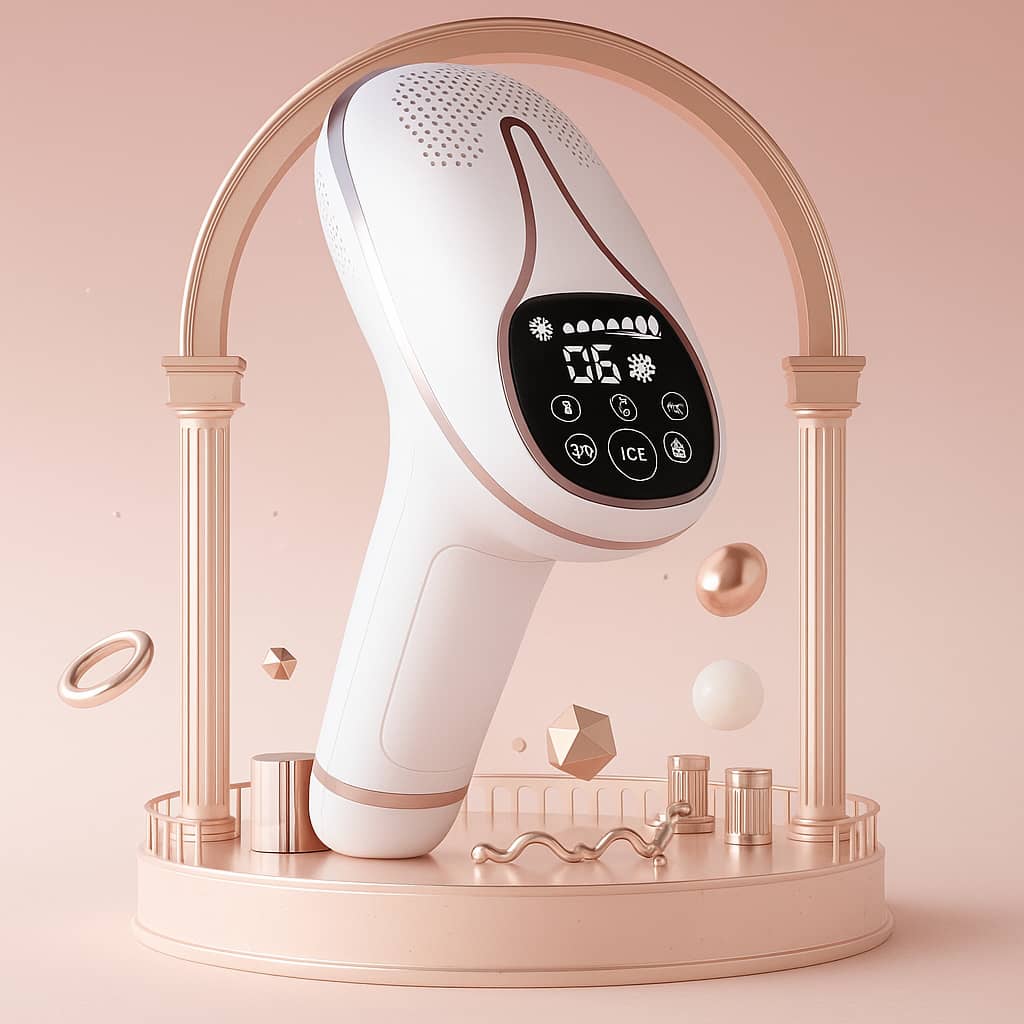 GlowSev – Appareil d’Épilation Laser Premium Compact | Épilation Permanente Technologie 2025