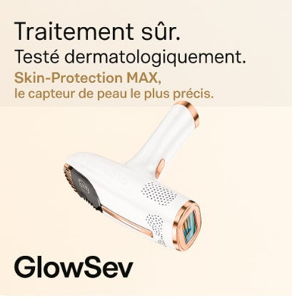 GlowSev – Appareil d’Épilation Laser Premium Compact | Épilation Permanente Technologie 2025
