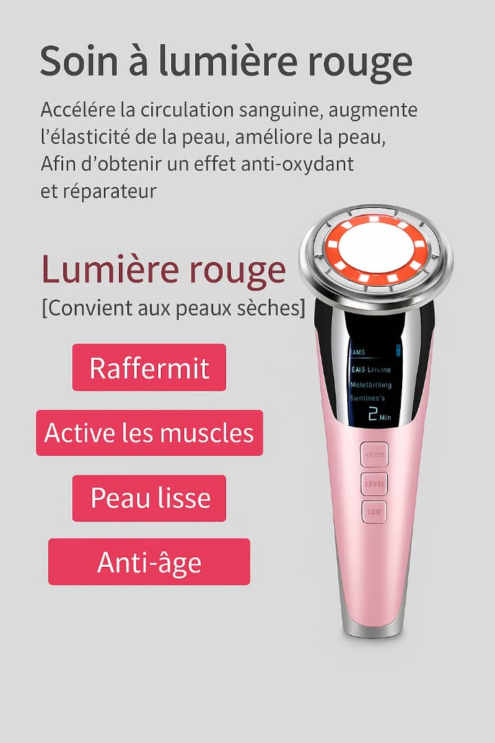 GlowSev – Appareil Lifting Intelligent Anti-Âge | La science de la lumière au service de votre jeunesse