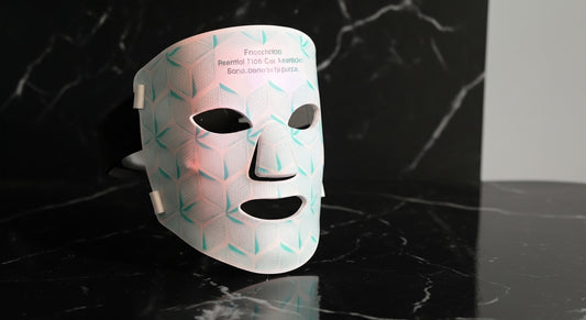 Masque LED Anti-Rides Visage et Cou 8 Couleurs - Thérapie Lumineuse Professionnelle